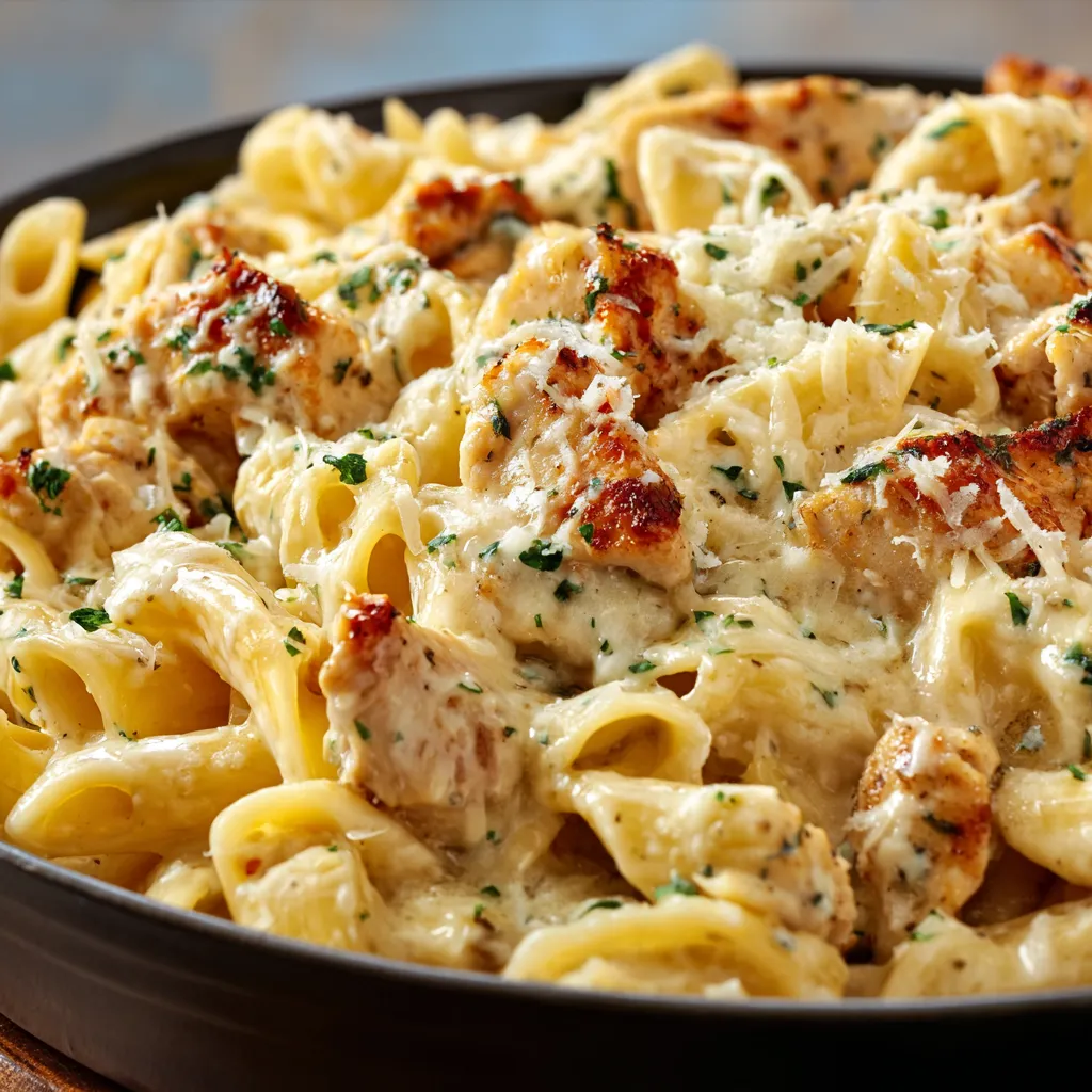 CREAMY CHEESY CHICKEN PASTA RECIPE ULTIMATE