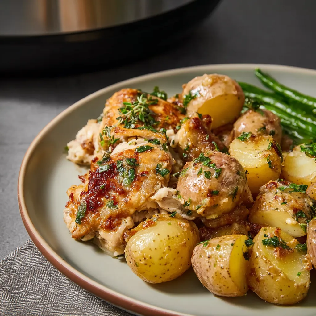 PERFECT SLOW COOKER PARMESAN GARLIC CHICKEN